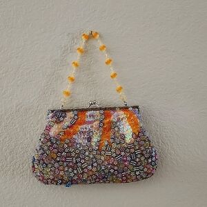 Purse,mixed colors, bought in Sorrento, Italy.